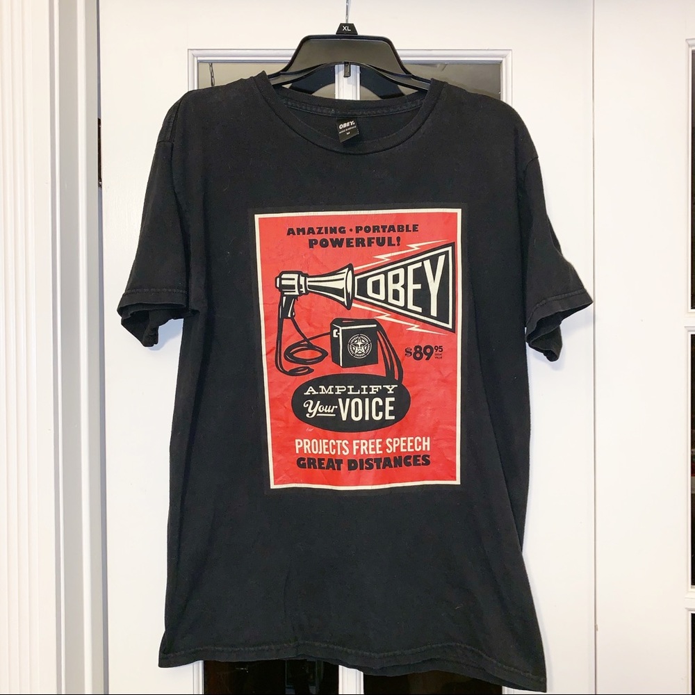 Obey Free Speech Classic T-Shirt